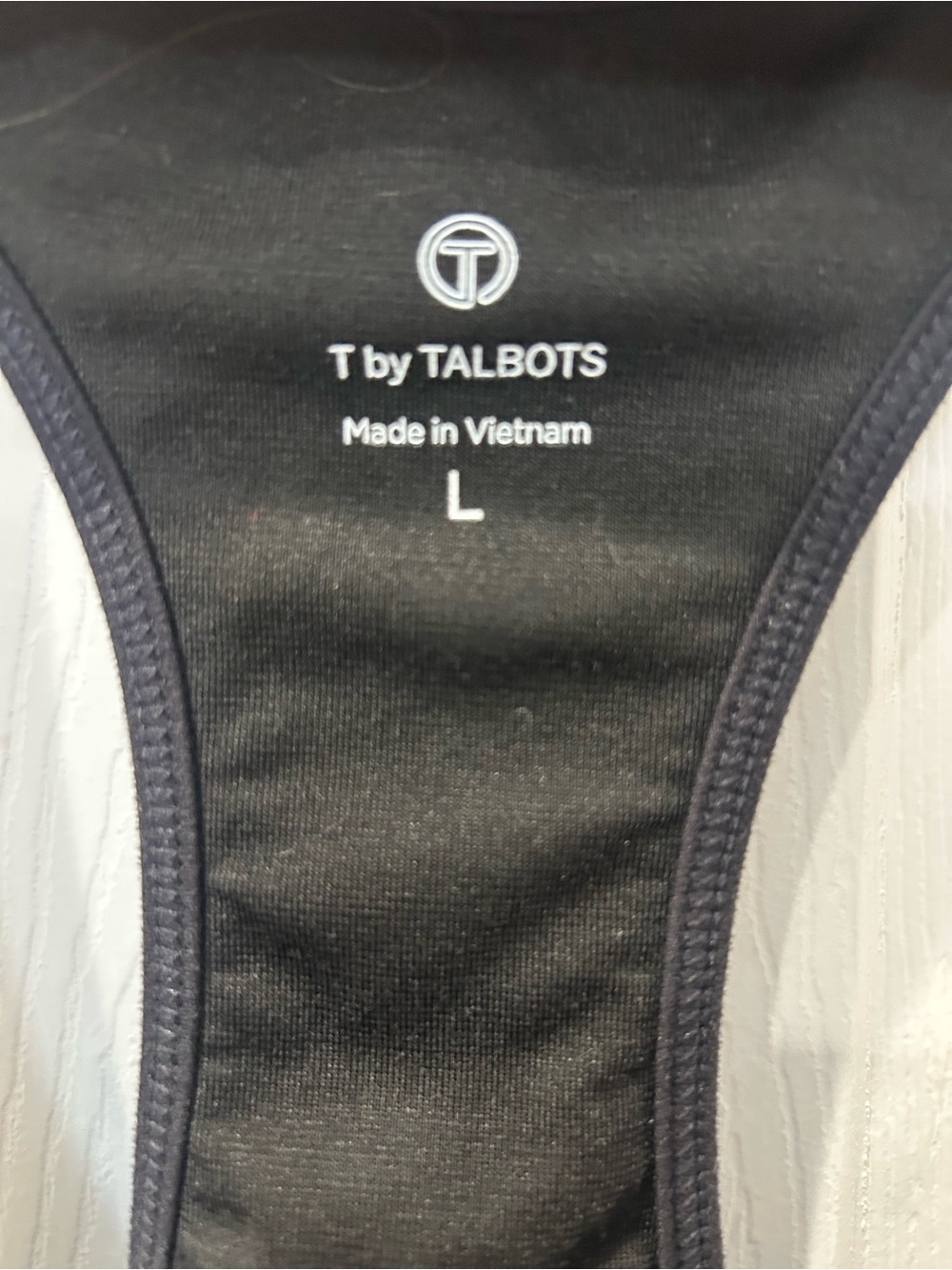 Talbots Black Racerback Active Tank - Picture 2 of 2
